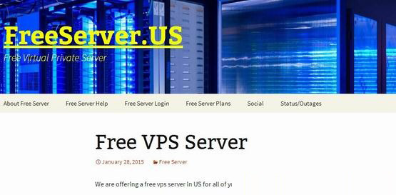 美國FreeServer免費VPS主機